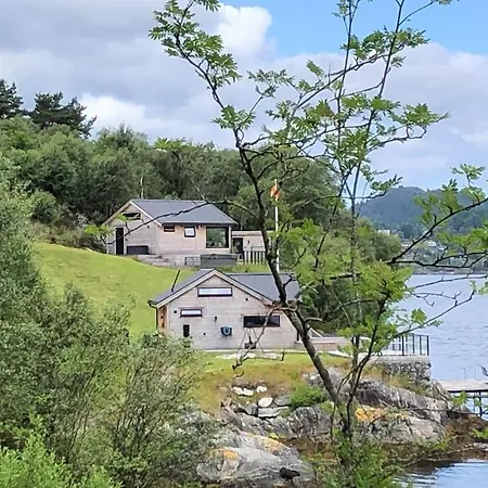 Moderne Med Fjordutsikt Og Spabad 25.min. Fra Sentrum ברגן
